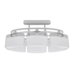 VidaXL Plafondlamp Met Ellipsvormige Glazen Kappen 6xE14 -Vidaxl 91f49b99d7d5475f8f04461448ce75fc