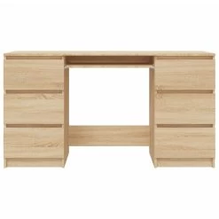 VidaXL Schrijftafel 140x50x77 Cm Bewerkt Hout Sonoma Eikenkleurig 7 VidaXL Schrijftafel 140x50x77 Cm Bewerkt Hout Sonoma Eikenkleurig -Vidaxl 930c32f267164d8381ca2d48099904a3