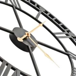 VidaXL Wandklok Vintage-stijl Met Quartz-mechanisme XXL 60 Cm Metaal -Vidaxl 945237161518430f99abfab45492744b