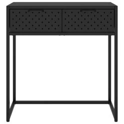 VidaXL Wandtafel 72x35x75 Cm Staal Zwart -Vidaxl 94f07697b34e49839733aab897c64154