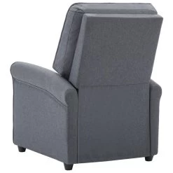 VidaXL Televisiefauteuil Stof Donkergrijs Fauteuil Tv-Stoel Leunstoel Zetel -Vidaxl 96f19b28702648ca9aeab82926e23bd2