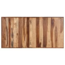 VidaXL Eettafel 160x80x75 Cm Massief Hout Met Honingkleurige Afwerking -Vidaxl 99653bae40894a6fb8d181a82c196dcb