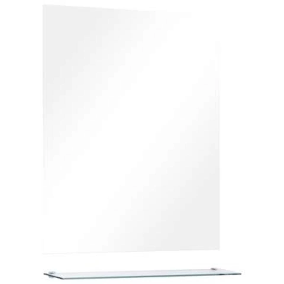 VidaXL Wandspiegel Met Schap 50x60 Cm Gehard Glas 2 VidaXL Wandspiegel Met Schap 50x60 Cm Gehard Glas - Afbeelding 2