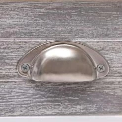 VidaXL Bijzettafel 40x40x40 Cm Paulowniahout Grijs -Vidaxl a102045350a04c97bf445733bc64f4d2