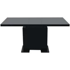 VidaXL Eettafel Uitschuifbaar Hoogglans Zwart 6 VidaXL Eettafel Uitschuifbaar Hoogglans Zwart -Vidaxl b14c26e321de493fa170ce56dbf7796a