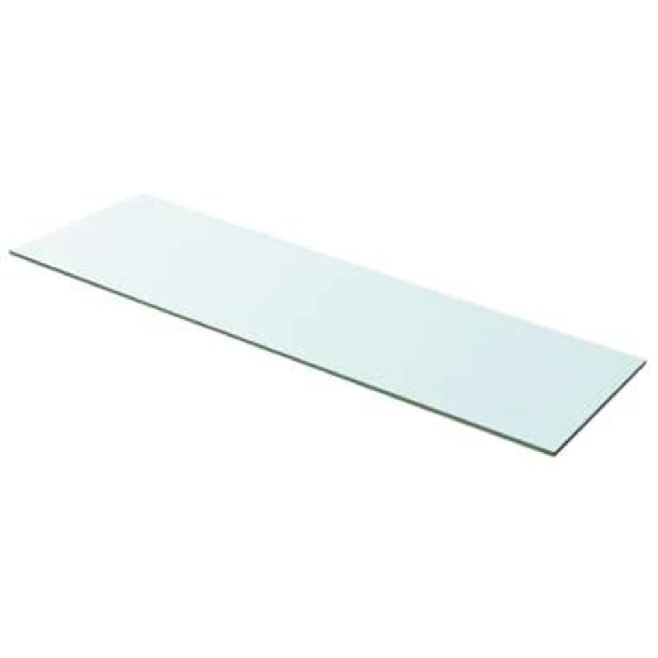 VidaXL Schappen 2 St 100x30 Cm Glas Transparant 2 VidaXL Schappen 2 St 100x30 Cm Glas Transparant - Afbeelding 2