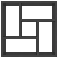 VidaXL Wandschap 45,1x16x45,1 Cm Spaanplaat Hoogglans Grijs 7 VidaXL Wandschap 45,1x16x45,1 Cm Spaanplaat Hoogglans Grijs -Vidaxl b5e9a6d913ca4f51af4d1140006f1882