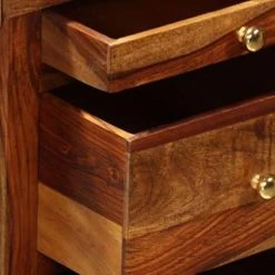 VidaXL Schrijftafel 140x50x76 Cm Massief Sheeshamhout -Vidaxl b6ec5fd1039c43aaa739d69d184ec196