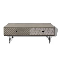 VidaXL Salontafel 100x60x35 Cm Grijs -Vidaxl c91508b4c79d4ee3a64156c4d10959ed