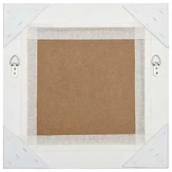 VidaXL Wandspiegel Barok Stijl 40x40 Cm Wit -Vidaxl cff60a425d3b4226857fd238327e950a