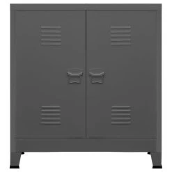 VidaXL Opbergkast Industrieel 90x40x100 Cm Staal Antracietkleurig 6 VidaXL Opbergkast Industrieel 90x40x100 Cm Staal Antracietkleurig -Vidaxl d0a13abcb60940c1a680d053fd87add4