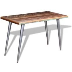 VidaXL Eettafel 120x60x76 Cm Massief Gerecycled Hout -Vidaxl d2de5b0664b44365a45b7866a87322f8