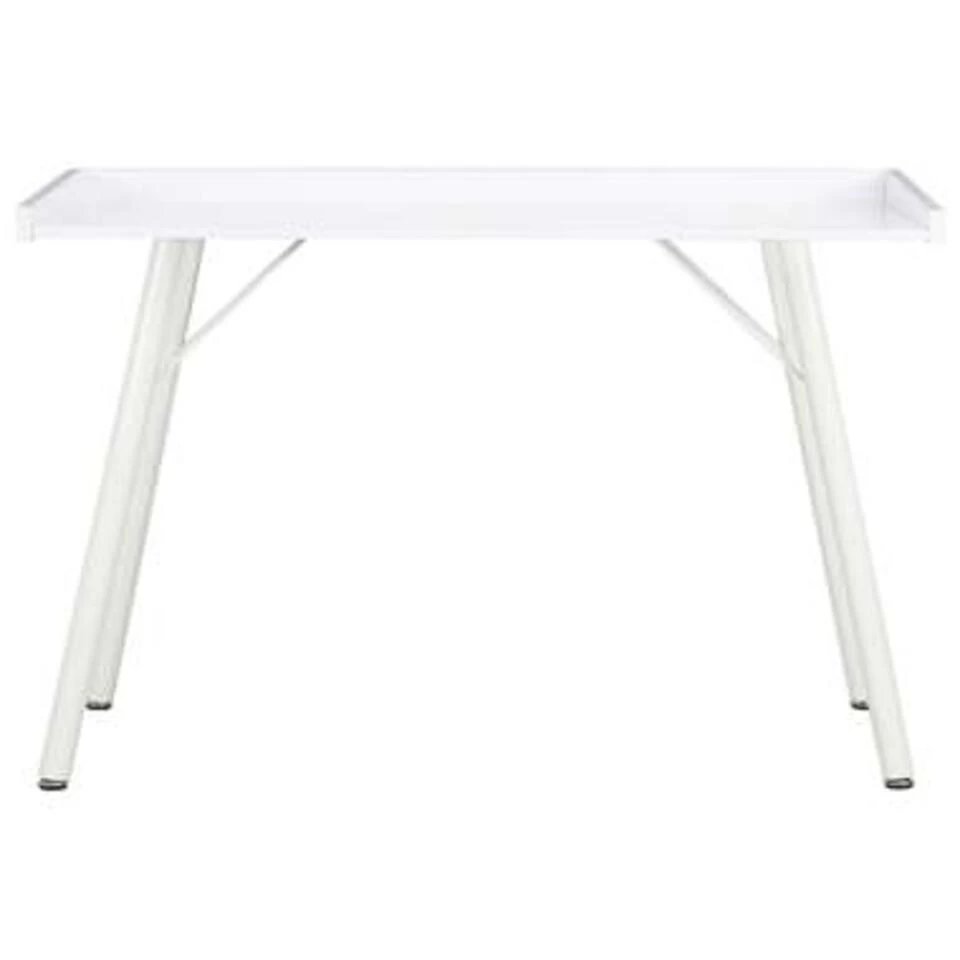 VidaXL Bureau 90x50x79 Cm Wit 2 VidaXL Bureau 90x50x79 Cm Wit - Afbeelding 2