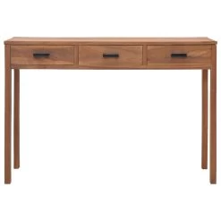 VidaXL Bureau 110x40x75 Cm Massief Teakhout -Vidaxl e272d9ada6a04fd389b7608b7d781c8a