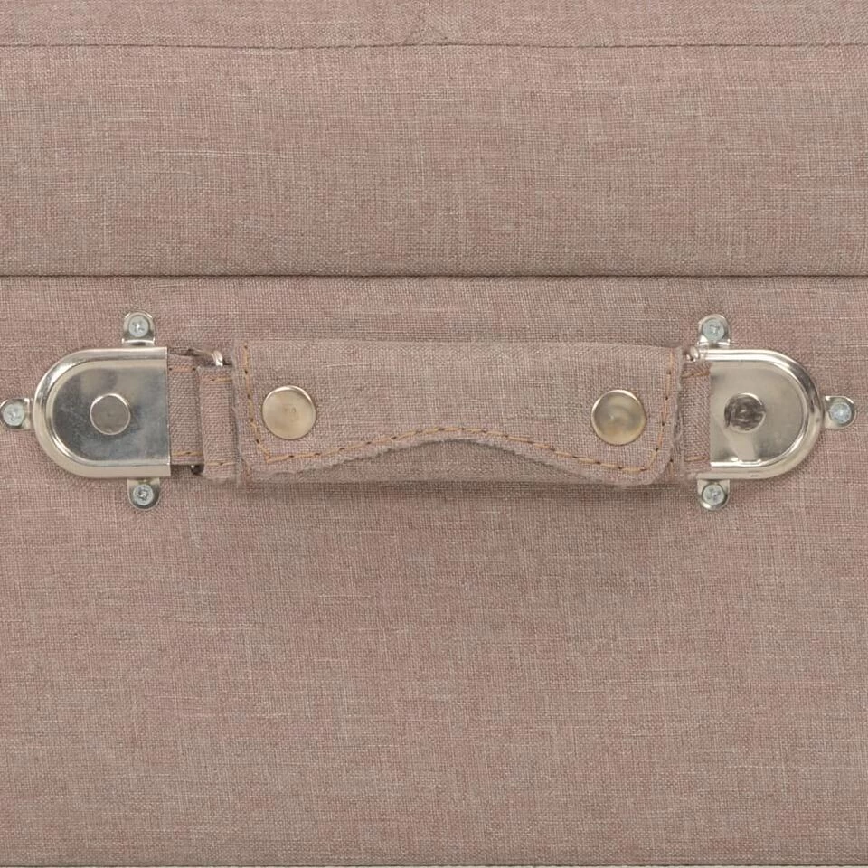 VidaXL Opbergkruk 40 Cm Stof Bruin 2 VidaXL Opbergkruk 40 Cm Stof Bruin - Afbeelding 2