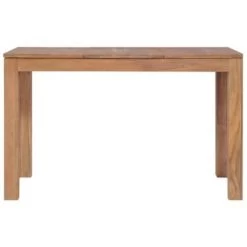 VidaXL Eettafel 120x60x76 Cm Teakhout Met Natuurlijke Afwerking -Vidaxl e80dfc6c325f49fea449768506db1364