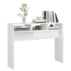 VidaXL Wandtafel 105x30x80 Cm Spaanplaat Hoogglans Wit -Vidaxl ec6ea42b1fb24adaa424cbc3074e121c