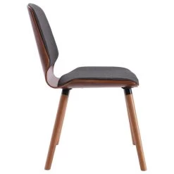 VidaXL Eetkamerstoelen 2 St Stof Grijs -Vidaxl f2201623afe64b9a98acfe465ca607e8