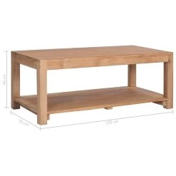 VidaXL Salontafel 100x50x40 Cm Massief Teakhout 7 VidaXL Salontafel 100x50x40 Cm Massief Teakhout -Vidaxl f512e5e83d214ab9befdcd2ad0e0b1a4