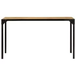 VidaXL Eettafel 140x80x76 Cm Massief Mangohout -Vidaxl f75e780c87aa4de8a6c67f4ffac8f386