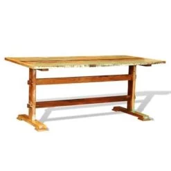 VidaXL Eettafel Vintage Stijl Gerecycled Hout -Vidaxl fb7f78600dac41efbfcb21a781c70070